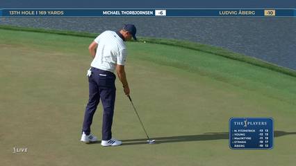 Ludvig Aberg | Round 4 | 13th hole | Shot 3 | 2026 THE PLAYERS