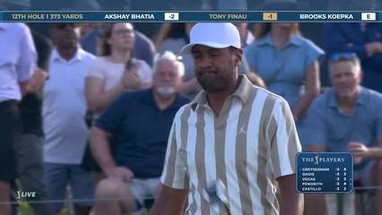 Tony Finau | Round 1 | 12th hole | Shot 4 | 2026 THE PLAYERS