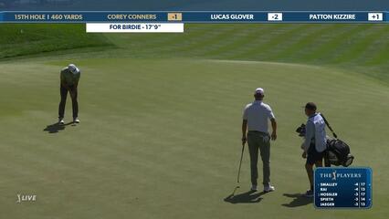 Corey Conners | Round 1 | 15th hole | Shot 4 | 2025 THE PLAYERS