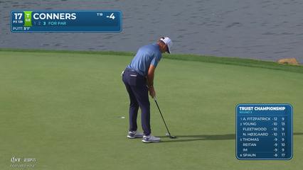 Corey Conners | Round 3 | 17th hole | Shot 3 | 2026 Truist Championship