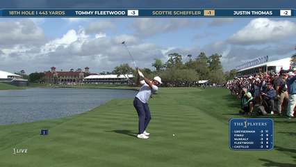 Scottie Scheffler | Round 1 | 18th hole | Shot 1 | 2026 THE PLAYERS