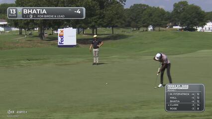 Akshay Bhatia | Round 1 | 13th hole | Shot 4 | 2025 FedEx St. Jude