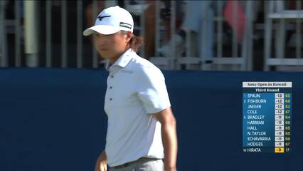 Kensei Hirata | Round 3 | 18th hole | Shot 5 | 2025 Sony Open