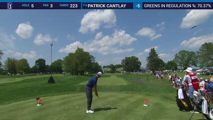 Patrick Cantlay | Round 3 | 5th hole | Shot 1 | 2025 Travelers