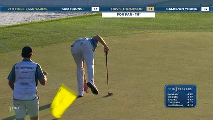 Davis Thompson | Round 1 | 7th hole | Shot 4 | 2026 THE PLAYERS