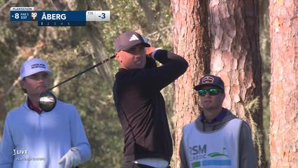 Ludvig Åberg | Round 2 | 8th hole | Shot 1 | 2024 The RSM Classic