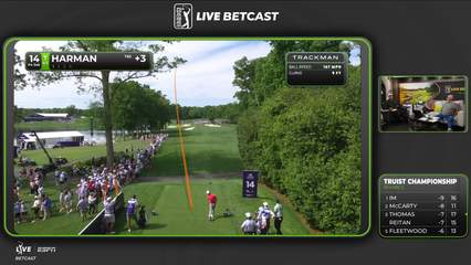 Brian Harman | Round 2 | 14th hole | Shot 1 | 2026 Truist Championship