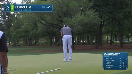 Rickie Fowler | Round 1 | 5th hole | Shot 4 | -1 Houston Open