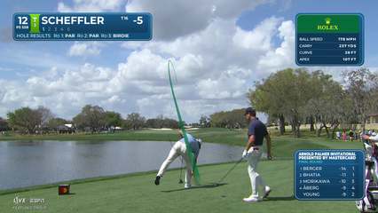 Scottie Scheffler | Round 4 | 12th hole | Shot 1 | 2026 Arnold Palmer