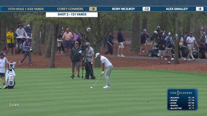 Corey Conners | Round 4 | 15th hole | Shot 2 | 2025 THE PLAYERS