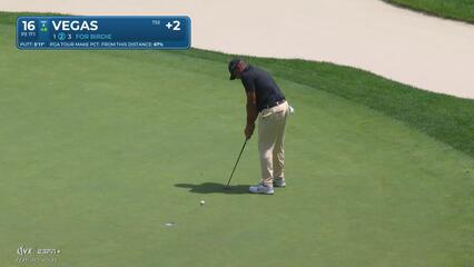 Jhonattan Vegas | Round 2 | 16th hole | Shot 3 | 2025 Travelers