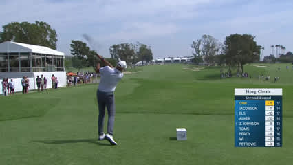 Stewart Cink | Round 2 | 18th hole | Shot 1 | 2026 Hoag Classic