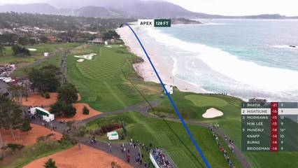 Ryo Hisatsune | Round 3 | 10th hole | Shot 1 | 2026 AT&T Pebble Beach