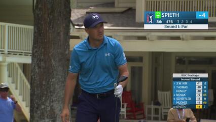 Jordan Spieth | Round 2 | 8th hole | Shot 1 | 2025 RBC Heritage