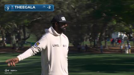Sahith Theegala | Round 2 | 16th hole | Shot 5 | 2025 Valspar