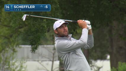 Scottie Scheffler | Round 2 | 14th hole | Shot 2 | 2025 Houston Open