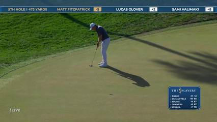 Matt Fitzpatrick | Round 2 | 5th hole | Shot 3 | 2026 THE PLAYERS