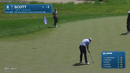 Adam Scott | Round 1 | 8th hole | Shot 3 | 2025 3M Open