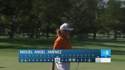 Miguel Angel Jiménez | Round 4 | 17th hole | Shot 3 | 2025 Kaulig Co. Championship
