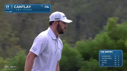 Patrick Cantlay | Round 3 | 17th hole | Shot 3 | 2025 The Sentry