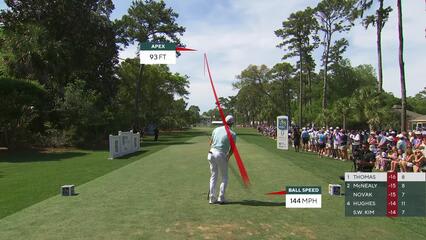 Justin Thomas | Round 4 | 9th hole | Shot 1 | 2025 RBC Heritage