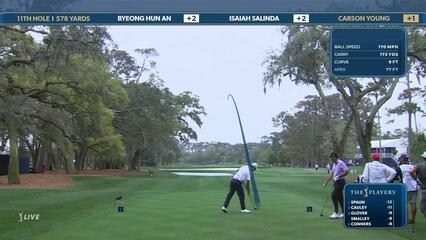Carson Young | Round 4 | 11th hole | Shot 1 | 2025 THE PLAYERS