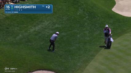 Joe Highsmith | Round 4 | 15th hole | Shot 2 | 2025 Travelers
