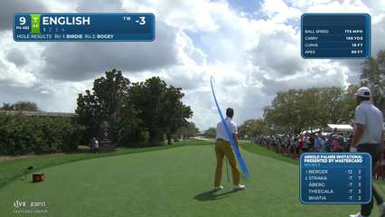 Harris English | Round 3 | 9th hole | Shot 1 | 2026 Arnold Palmer