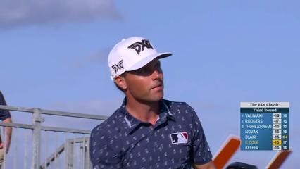 Eric Cole | Round 3 | 18th hole | Shot 1 | 2025 The RSM Classic
