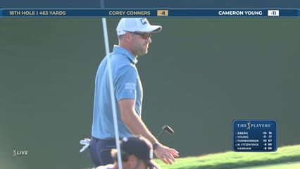 Corey Conners | Round 3 | 18th hole | Shot 4 | 2026 THE PLAYERS