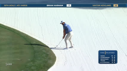 Viktor Hovland | Round 3 | 15th hole | Shot 3 | 2026 THE PLAYERS