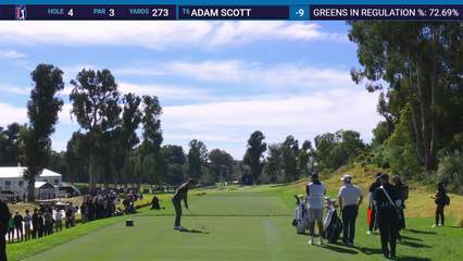 Adam Scott | Round 3 | 4th hole | Shot 1 | 2026 The Genesis