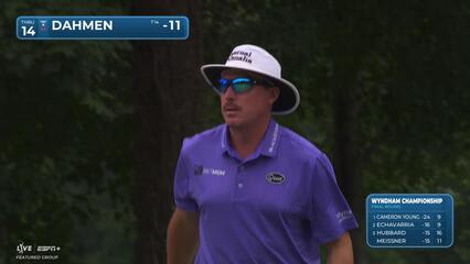 Joel Dahmen | Round 4 | 14th hole | Shot 4 | 2025 Wyndham