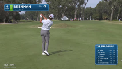 Michael Brennan | Round 2 | 4th hole | Shot 3 | 2025 The RSM Classic