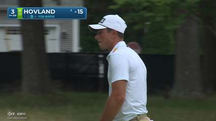 Viktor Hovland | Round 3 | 3rd hole | Shot 3 | 2026 Travelers