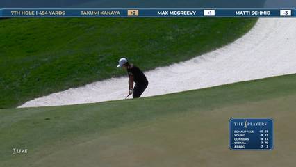 Takumi Kanaya | Round 2 | 7th hole | Shot 3 | 2026 THE PLAYERS