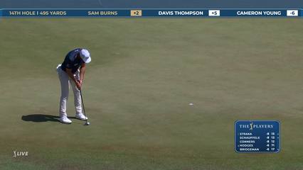Sam Burns | Round 2 | 14th hole | Shot 3 | 2026 THE PLAYERS