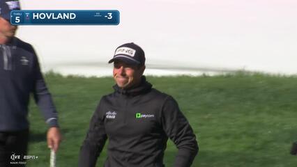 Viktor Hovland | Round 2 | 14th hole | Shot 4 | 2025 Valspar