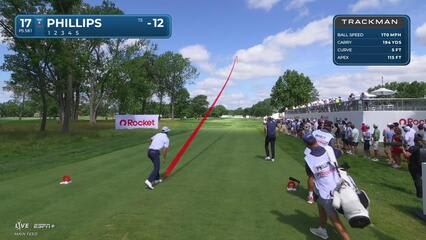 Chandler Phillips | Round 3 | 17th hole | Shot 1 | 2025 Rocket Classic