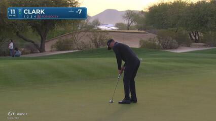 Wyndham Clark | Round 2 | 11th hole | Shot 5 | 2025 WM Phoenix Open