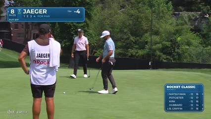 Stephan Jaeger | Round 2 | 8th hole | Shot 5 | 2025 Rocket Classic
