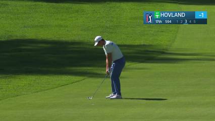 Viktor Hovland | Round 3 | 17th hole | Shot 3 | 2026 The Genesis
