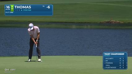 Justin Thomas | Round 2 | 16th hole | Shot 5 | 2026 Truist Championship