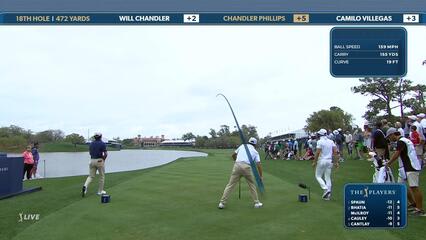 Chandler Phillips | Round 4 | 18th hole | Shot 1 | 2025 THE PLAYERS