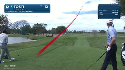 Alejandro Tosti | Round 3 | 12th hole | Shot 1 | 2025 Mexico Open