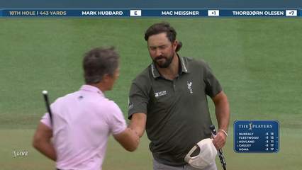 Mark Hubbard | Round 1 | 18th hole | Shot 4 | 2026 THE PLAYERS