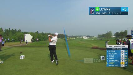 Shane Lowry | Round 1 | 18th hole | Shot 1 | 2025 RBC Canadian