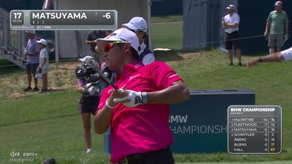 Hideki Matsuyama | Round 2 | 17th hole | Shot 1 | 2025 BMW Championship