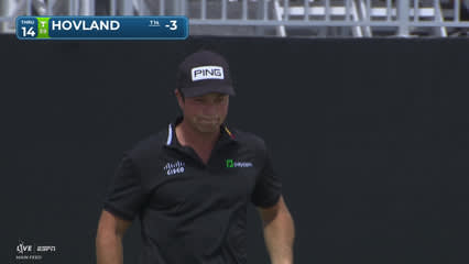 Viktor Hovland | Round 2 | 14th hole | Shot 2 | 2026 Arnold Palmer