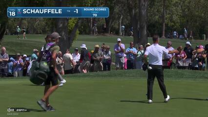 Xander Schauffele | Round 1 | 9th hole | Shot 4 | 2025 Valspar